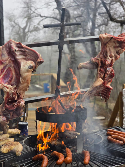 Parrilla Multifuncional Premium – Carbón o Leña (95 cm)