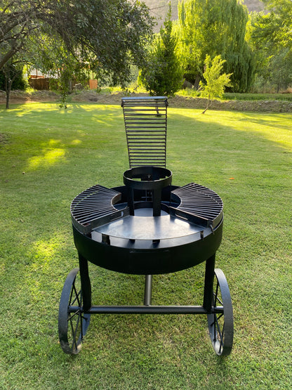 Parrilla Multifuncional Premium – Carbón o Leña (95 cm)