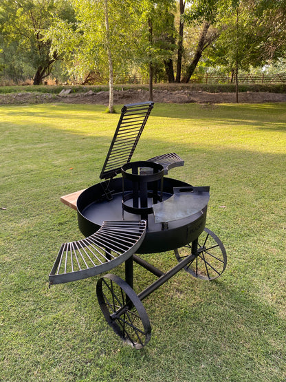 Parrilla Multifuncional Premium – Carbón o Leña (95 cm)