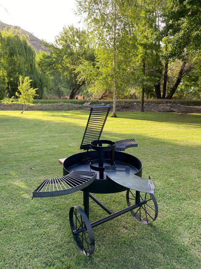 Parrilla Multifuncional Premium – Carbón o Leña (95 cm)