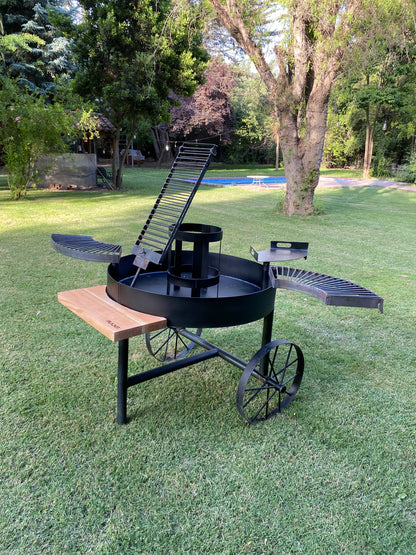Parrilla Multifuncional Premium – Carbón o Leña (95 cm)