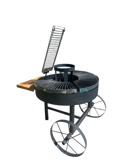 Parrilla Multifuncional Premium – Carbón o Leña (95 cm)