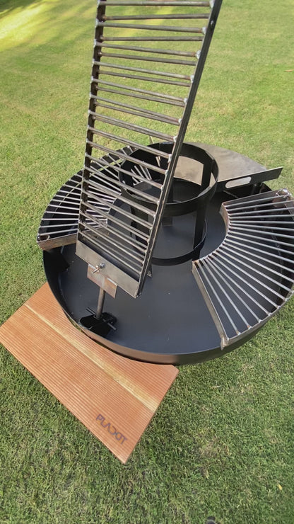 Parrilla Multifuncional Premium – Carbón o Leña (95 cm)