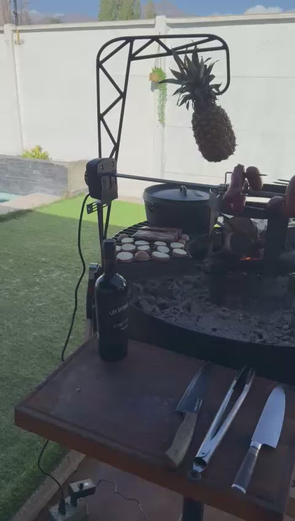 Parrilla Multifuncional Premium – Carbón o Leña (95 cm)